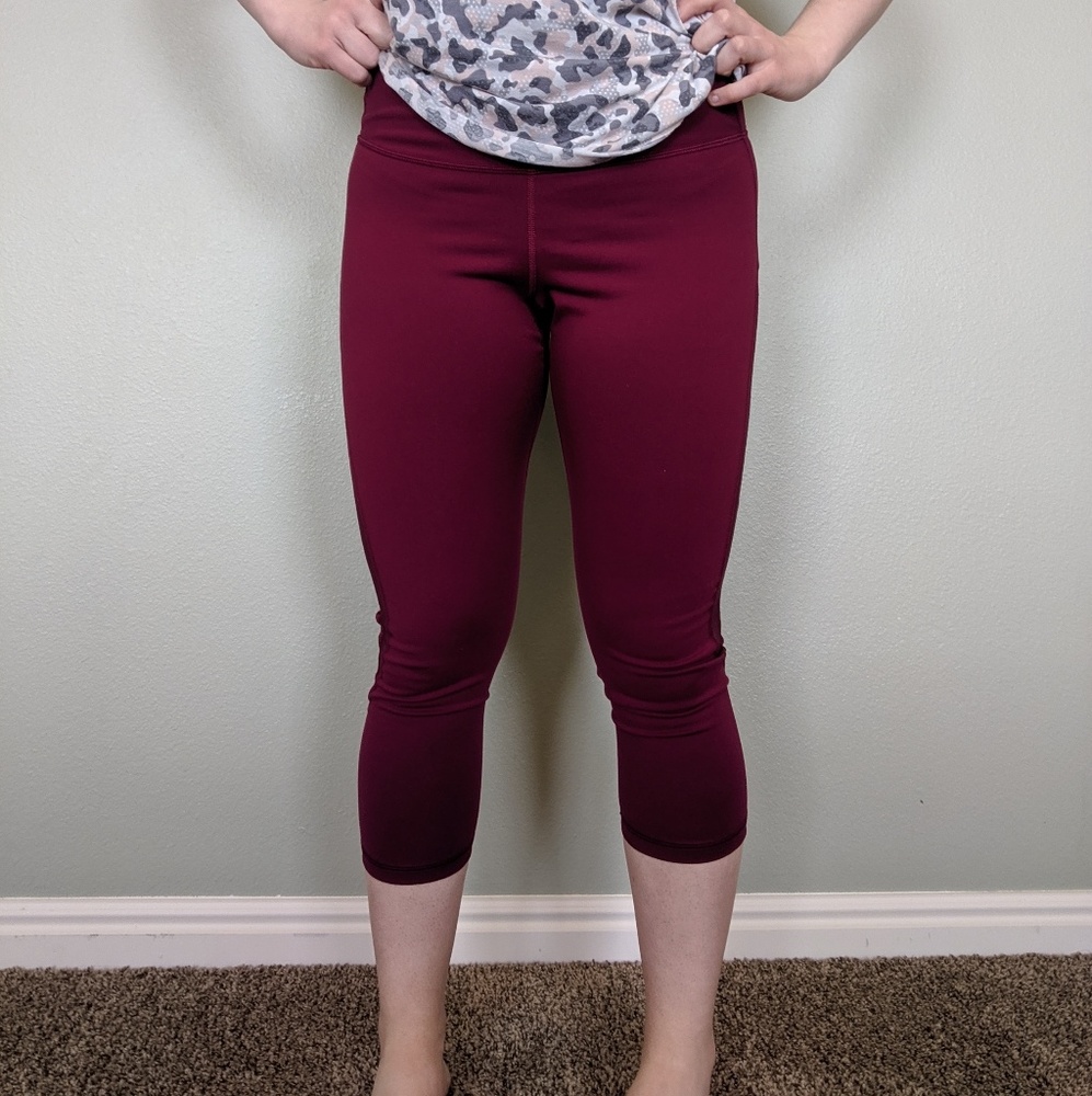 Fuschia active leggings